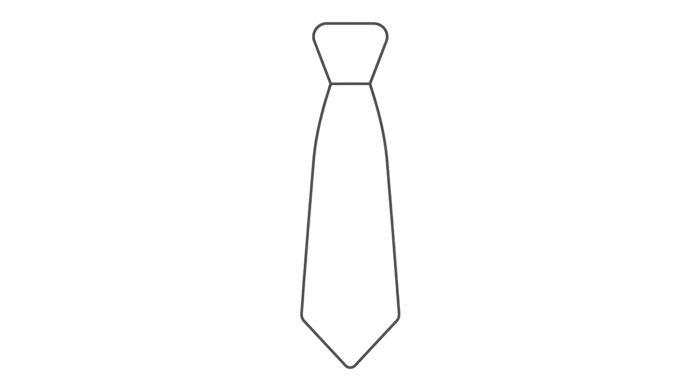 tie template png PNG transparent background