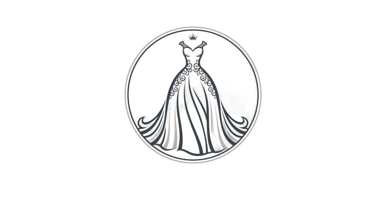 wedding dress logo png PNG transparent background