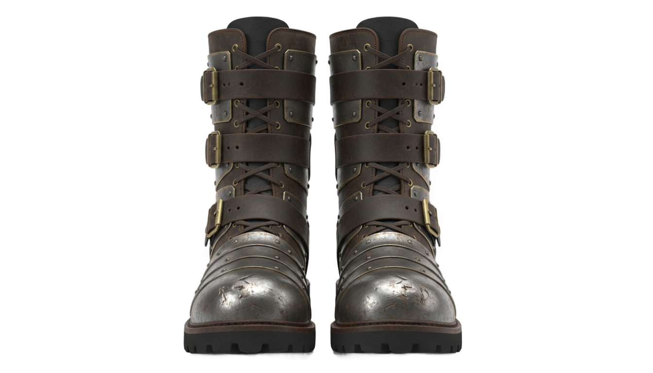 warrior boots ml png PNG transparent background