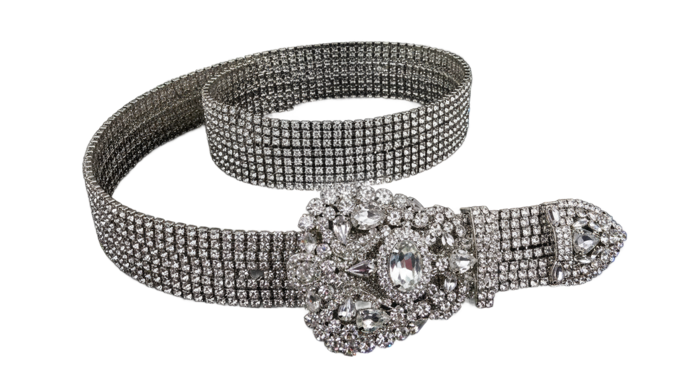 rhinestone belt png PNG transparent background
