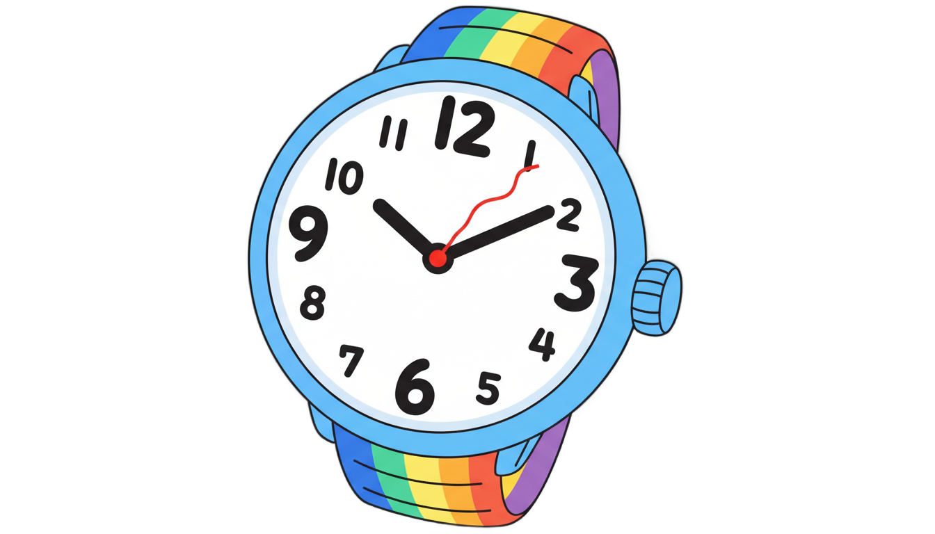 watch png cartoon PNG transparent background
