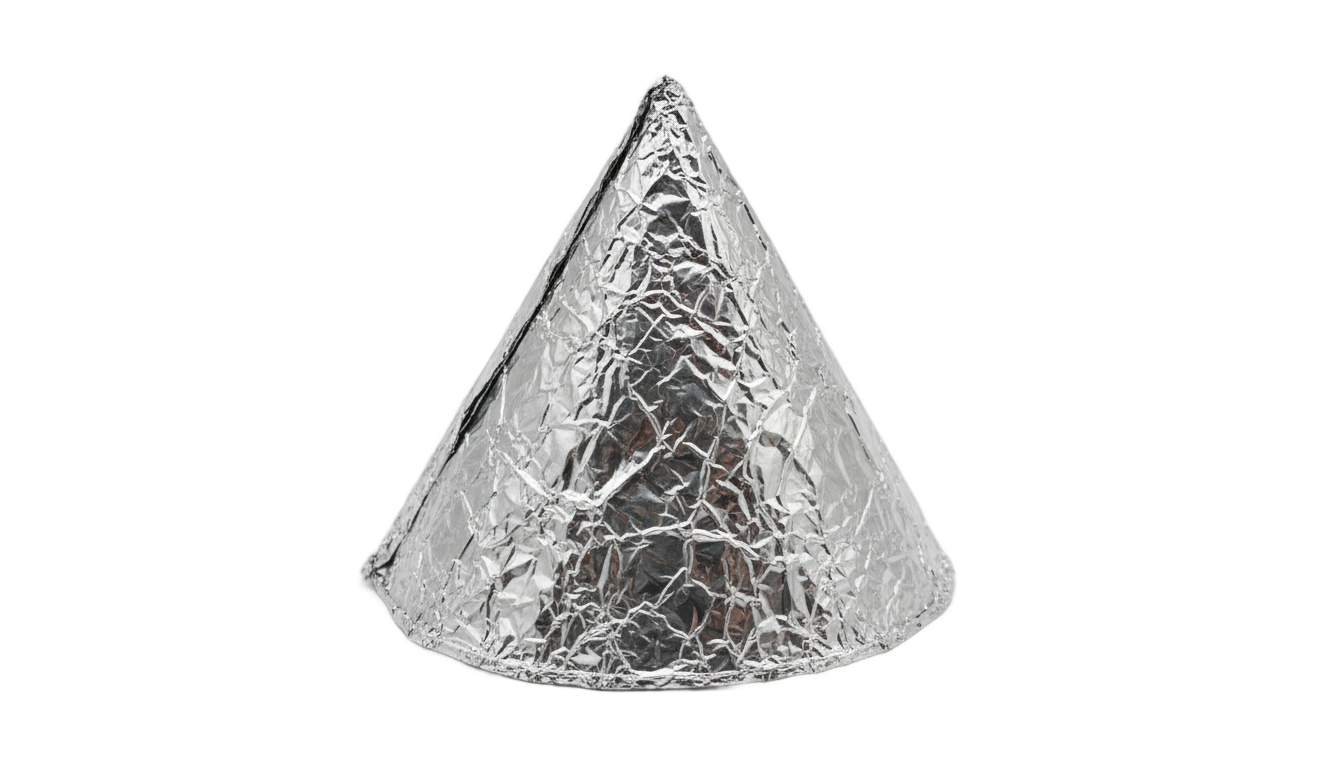 tin foil hat png PNG transparent background