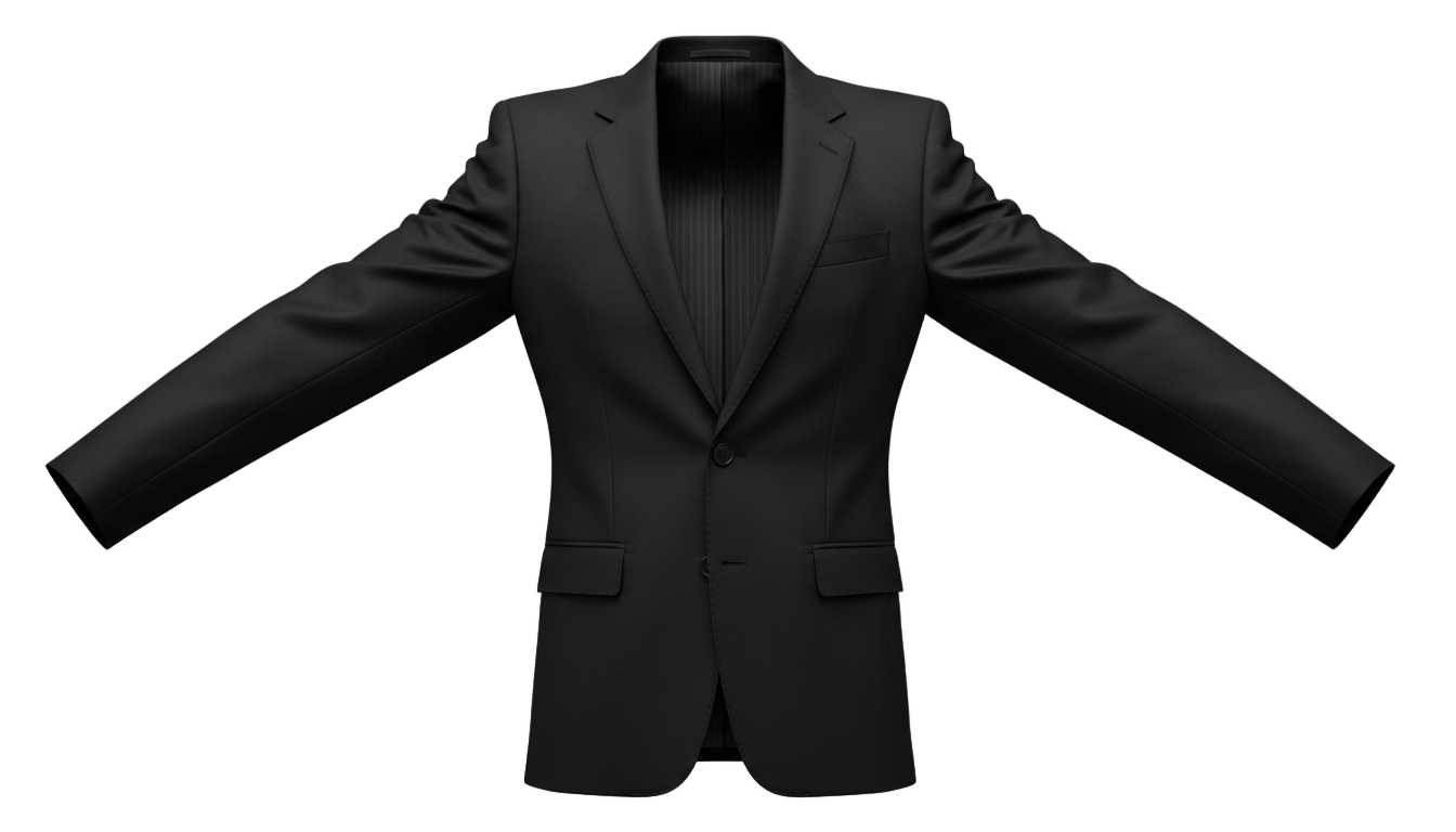 black suit jacket png PNG transparent background