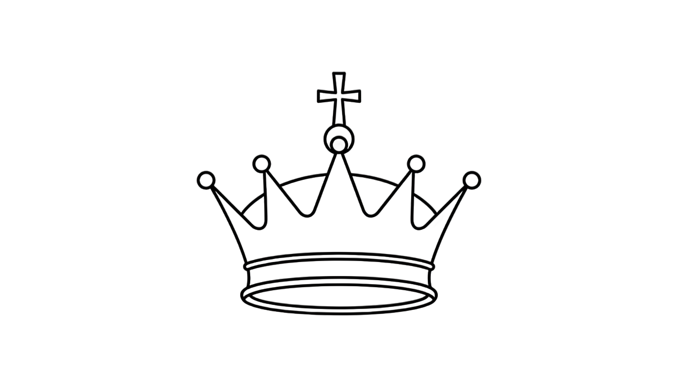 crown outline png PNG transparent background