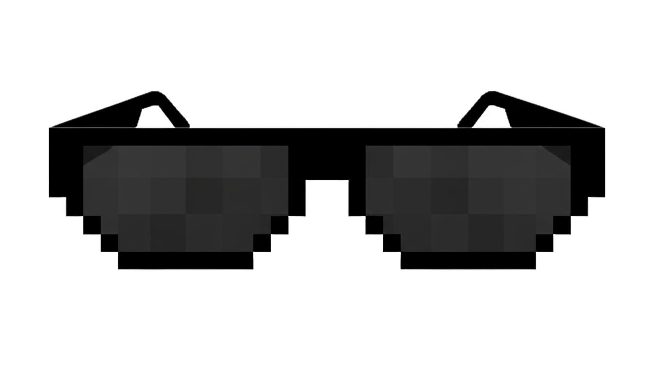 thug sunglasses png PNG transparent background
