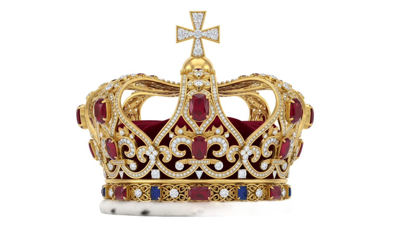 medieval crown png PNG transparent background