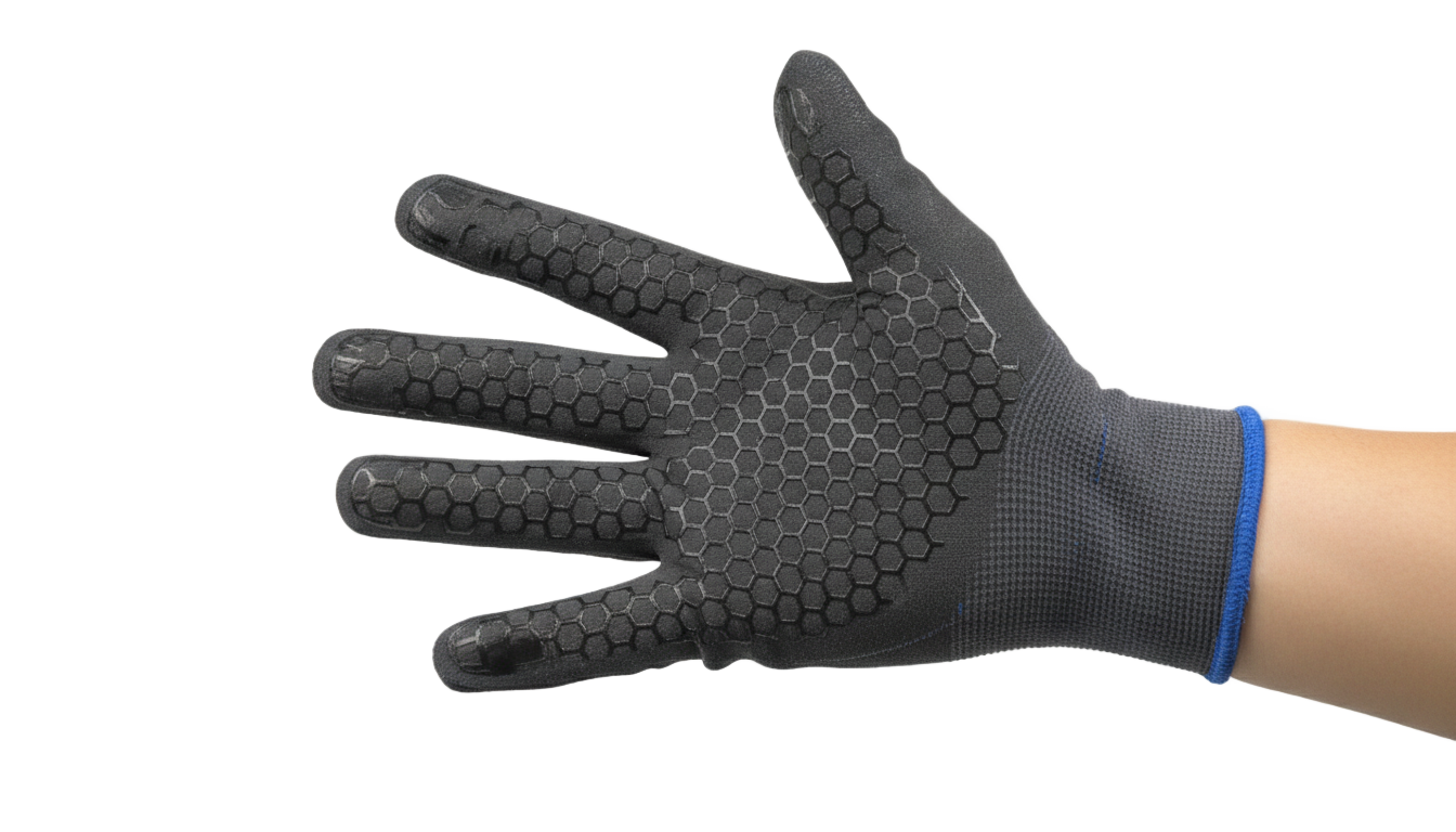 hand with gloves png PNG transparent background