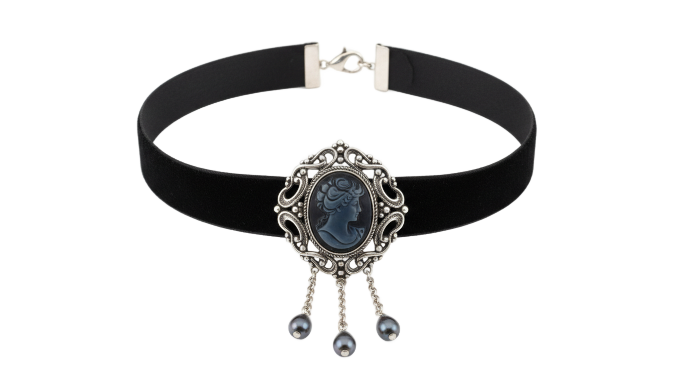 goth necklace png PNG transparent background