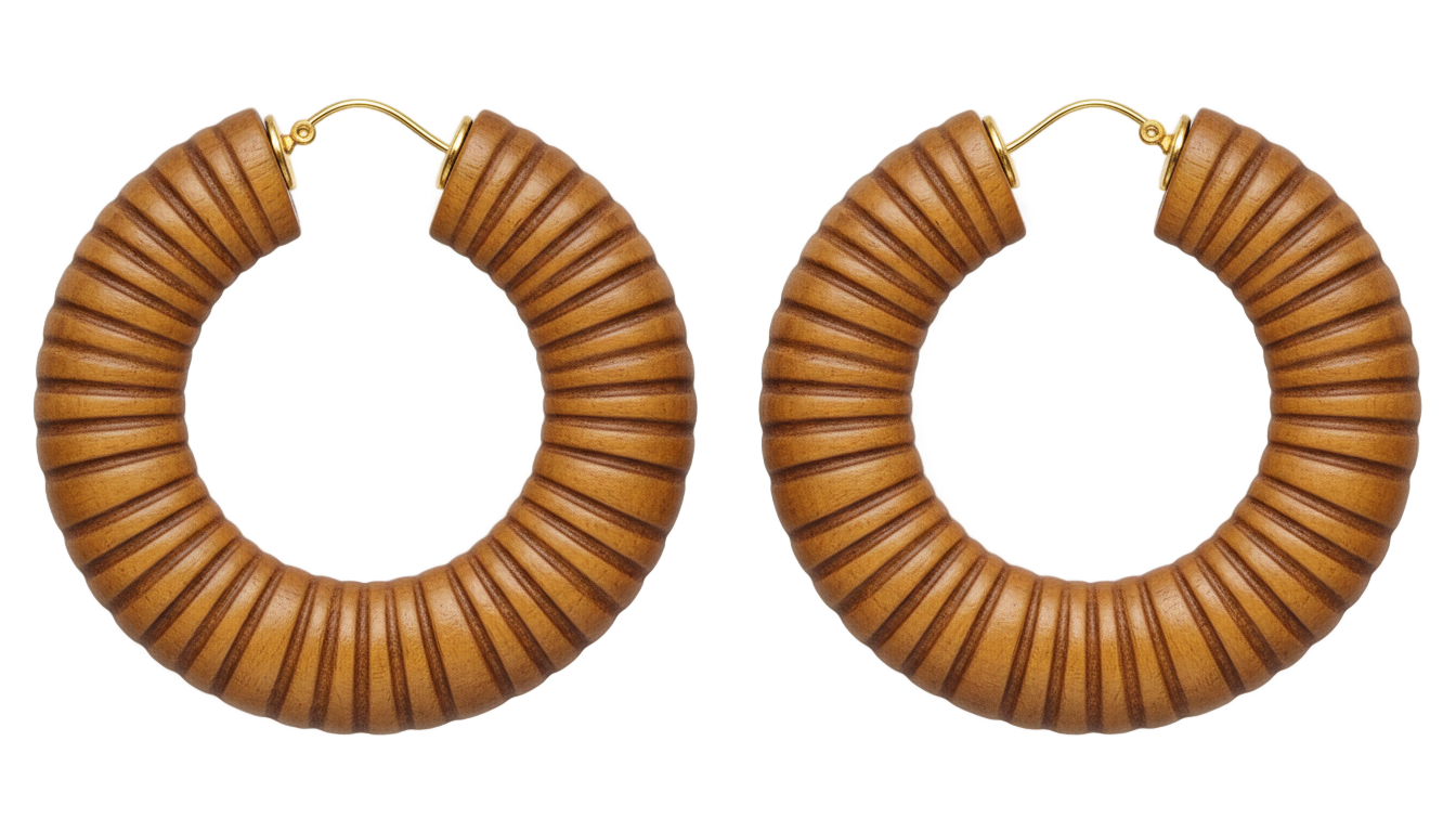bamboo earrings png PNG transparent background