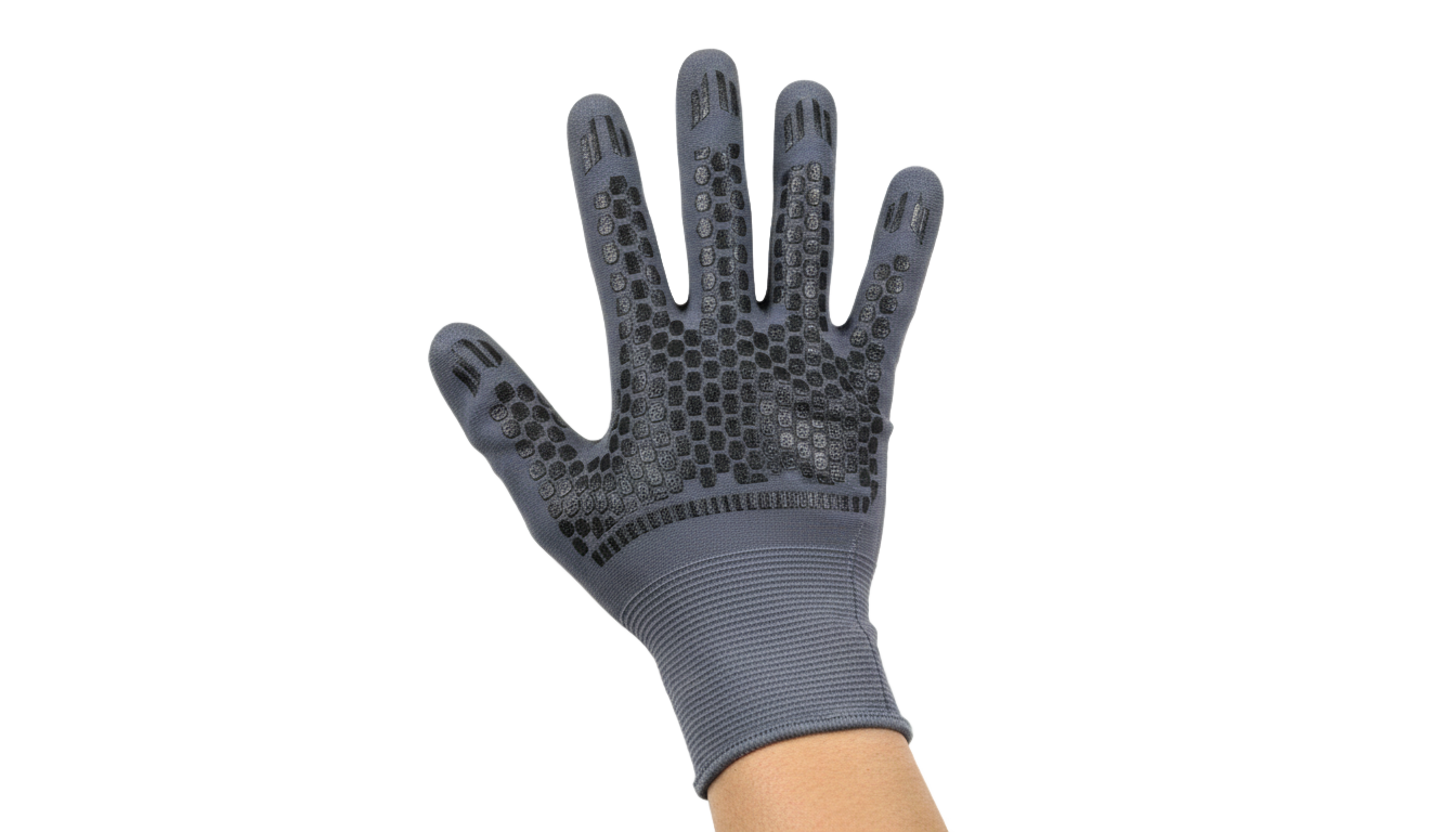 hand with gloves png PNG transparent background