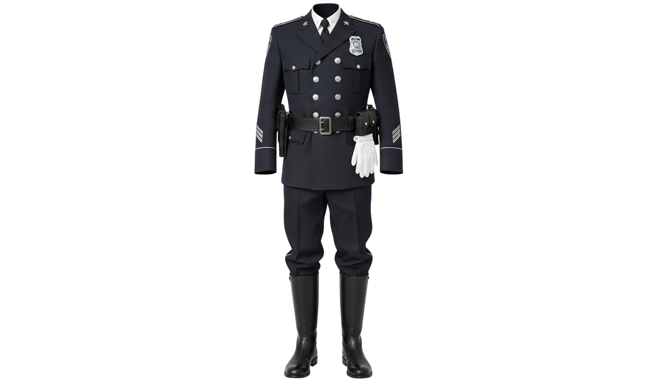 police dress png PNG transparent background
