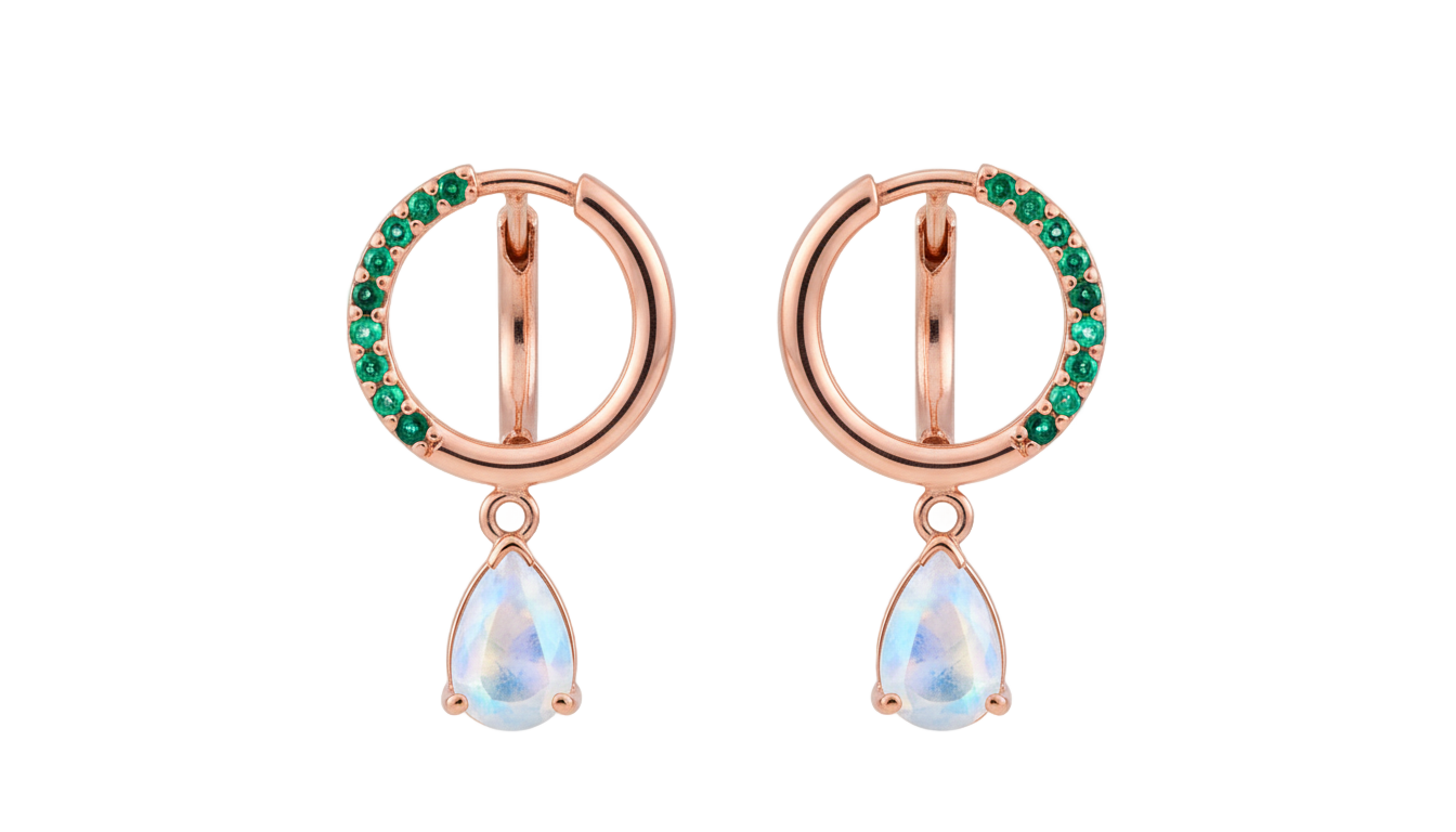 small earrings png PNG transparent background
