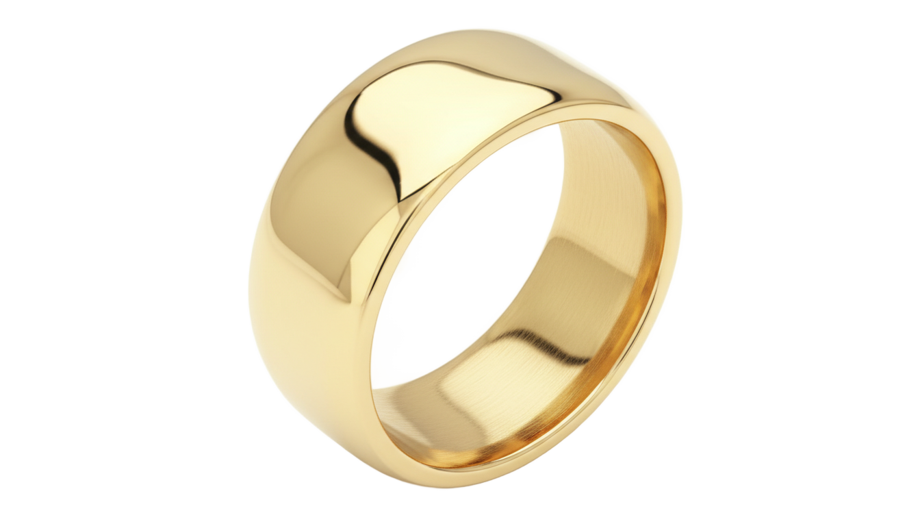 png gold ring for men PNG transparent background
