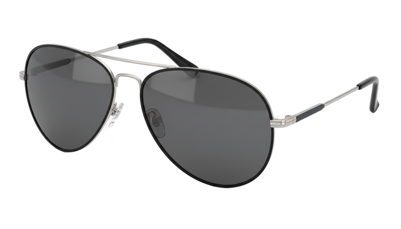 black aviator sunglasses png PNG transparent background