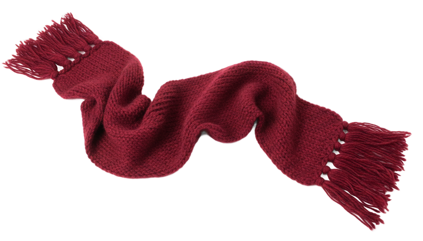 red scarf png PNG transparent background