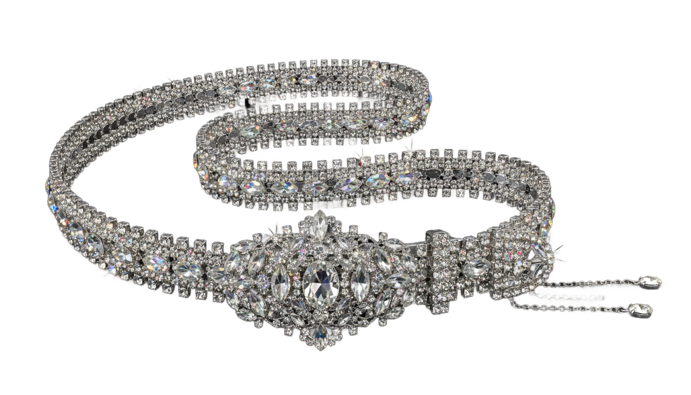rhinestone belt png PNG transparent background