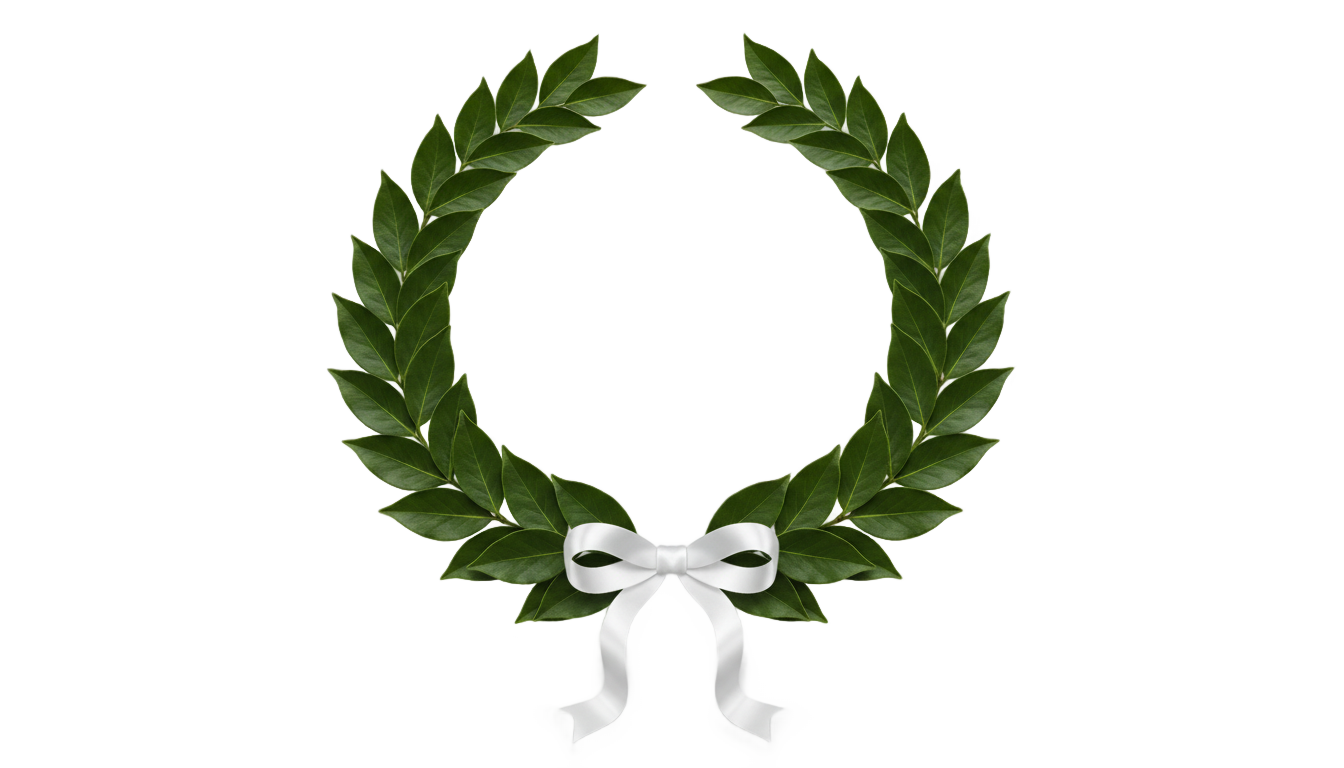 laurel crown png PNG transparent background