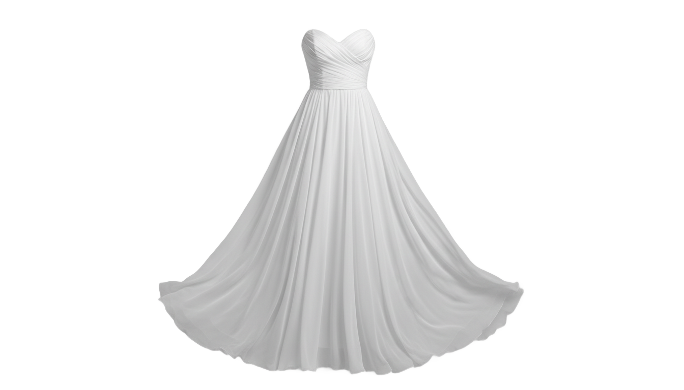 snow white dress png PNG transparent background