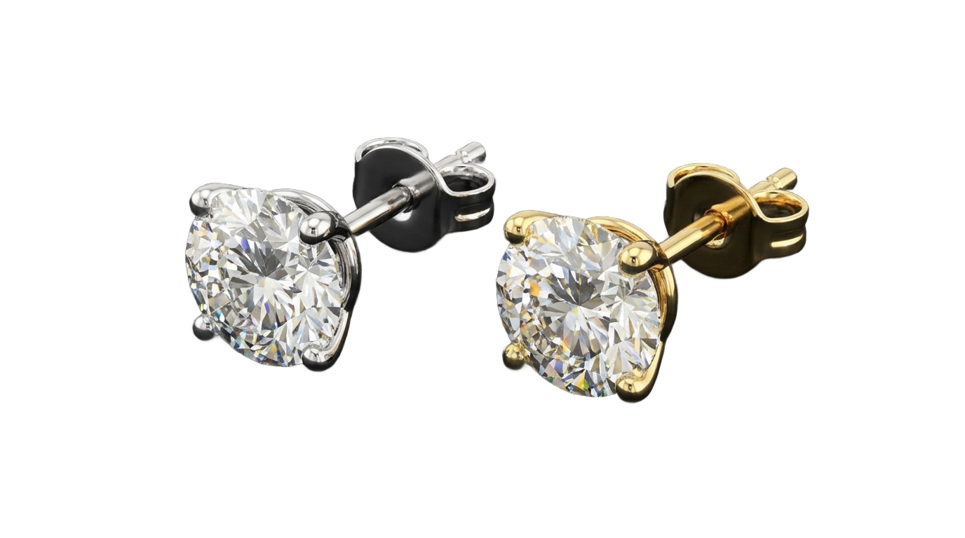 png jewellers stud earrings PNG transparent background