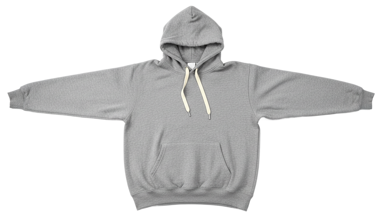gray hoodie png PNG transparent background