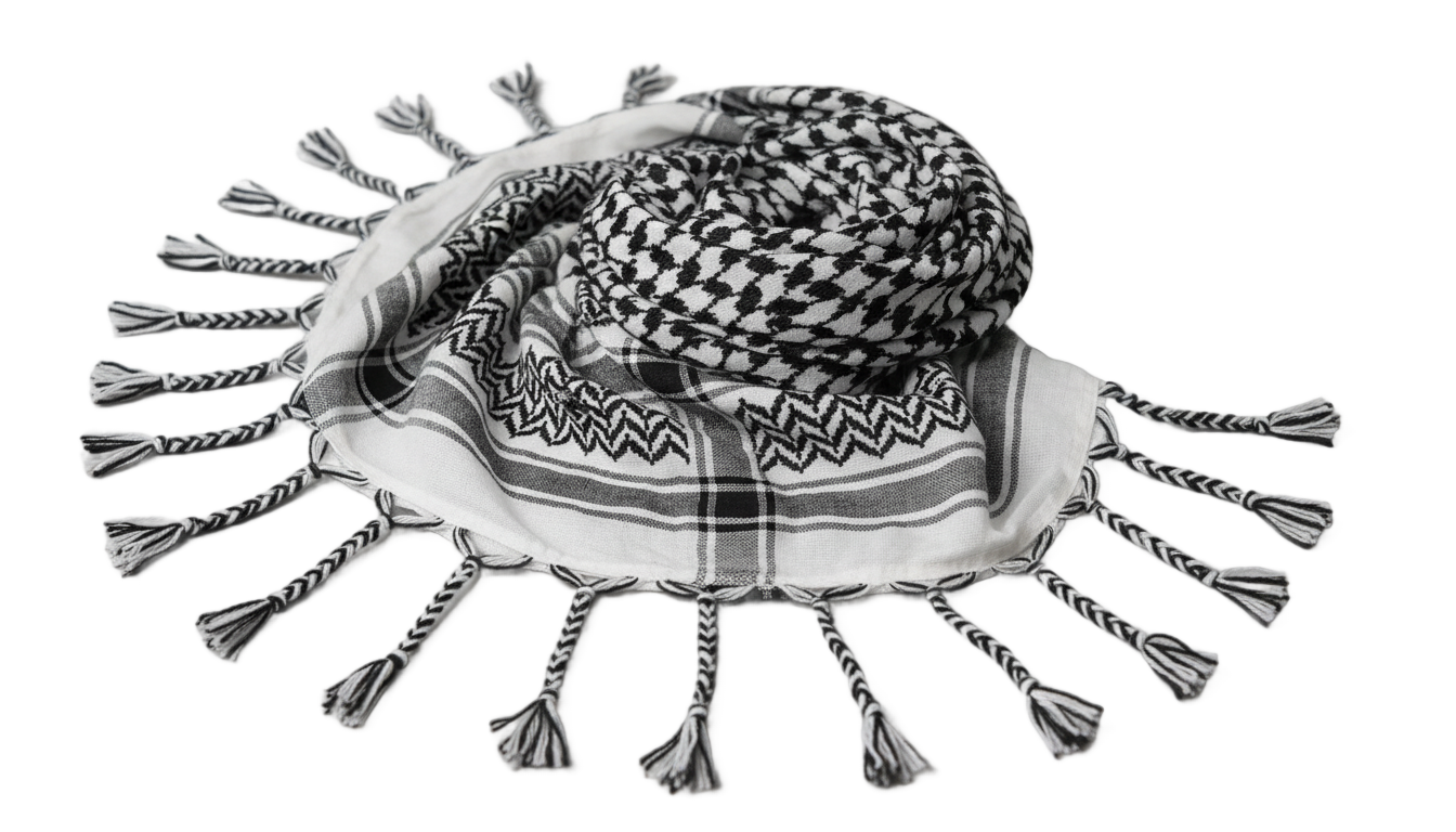 palestinian scarf png PNG transparent background