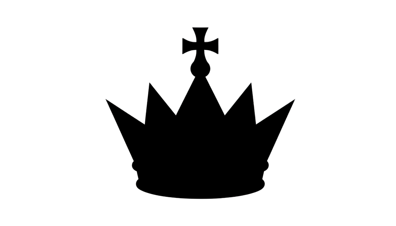 crown silhouette png PNG transparent background