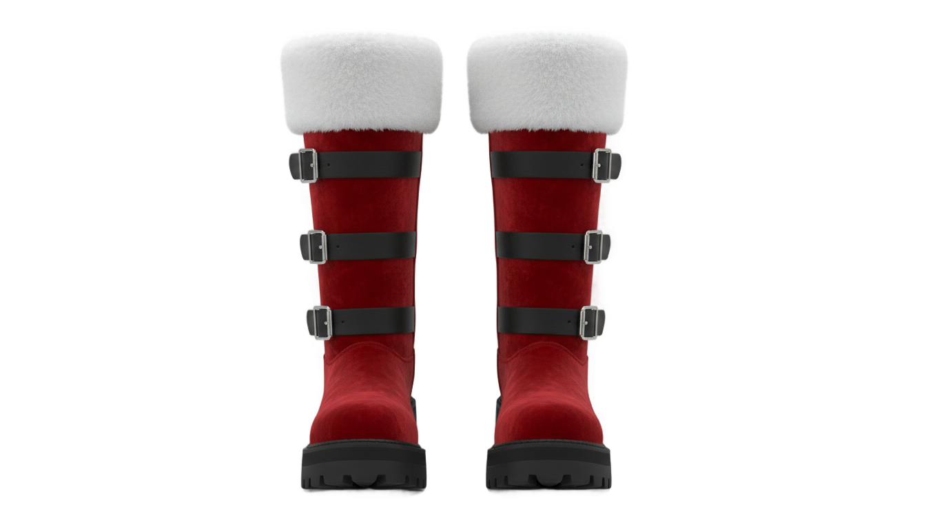 santa boots png PNG transparent background