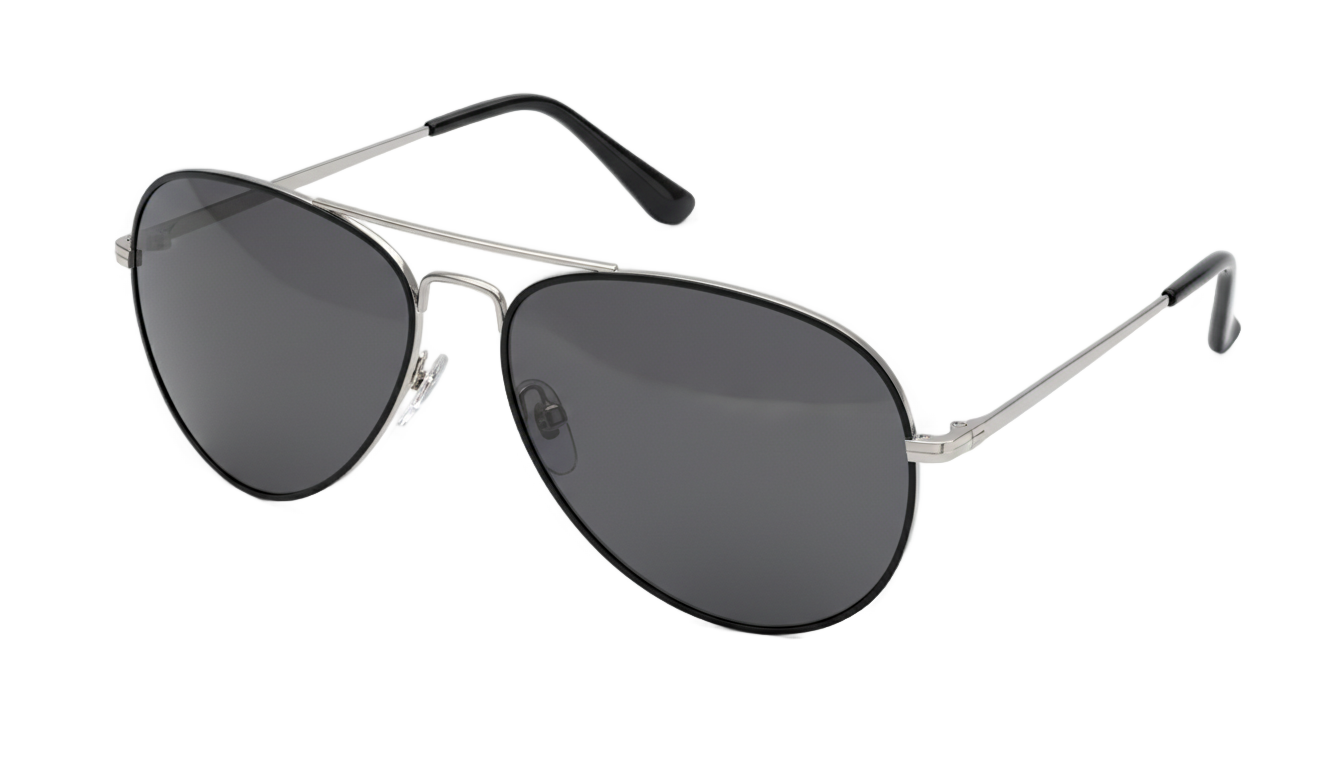 black aviator sunglasses png PNG transparent background