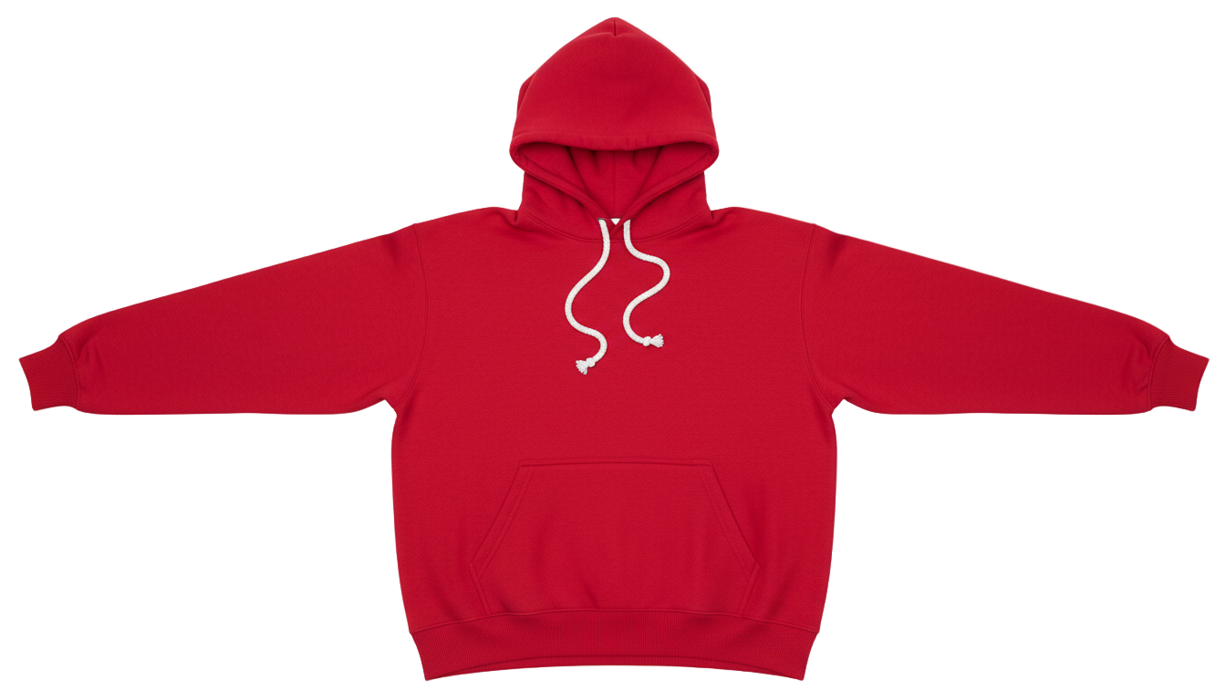 red hoodie png PNG transparent background
