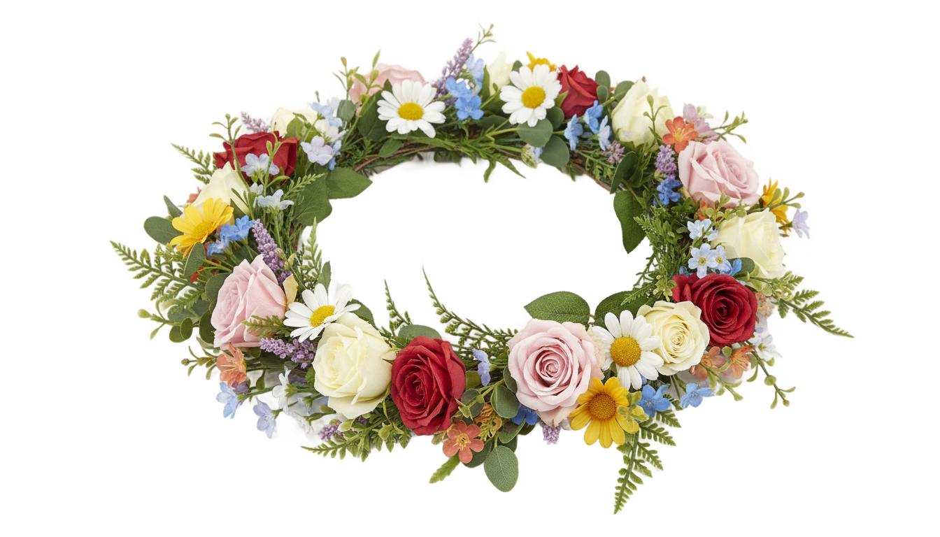 flowers crown png PNG transparent background