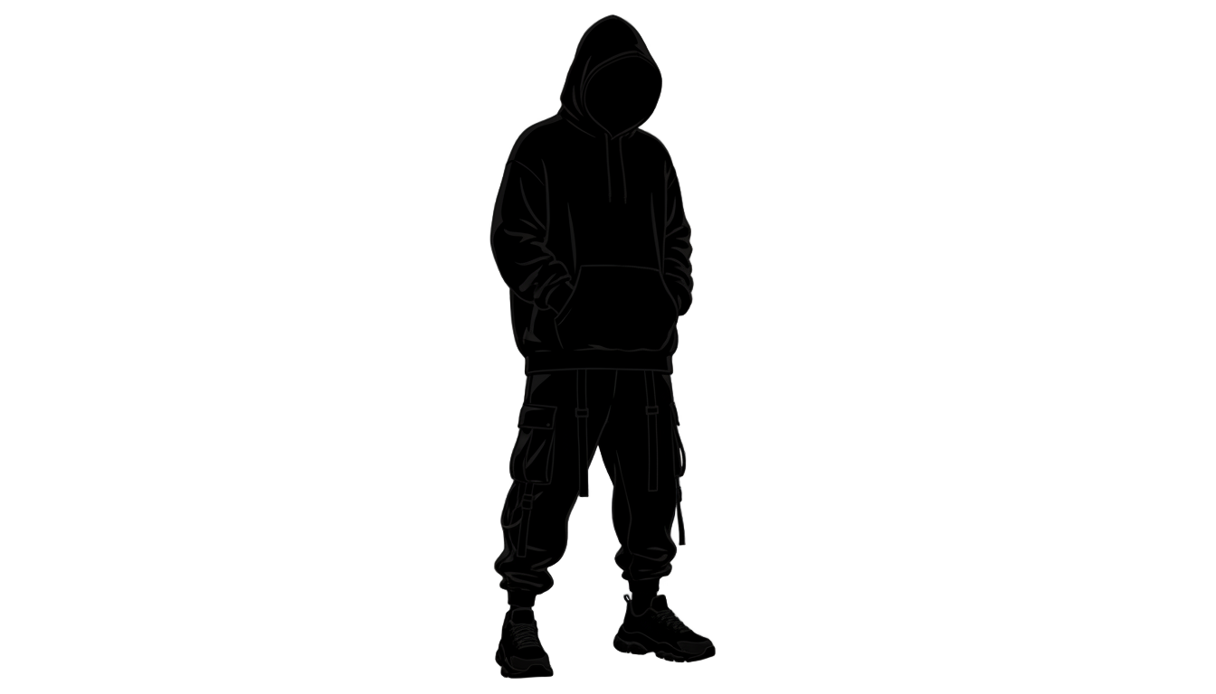hoodie gangster vector png PNG transparent background