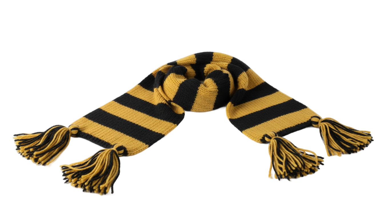 hufflepuff scarf png PNG transparent background