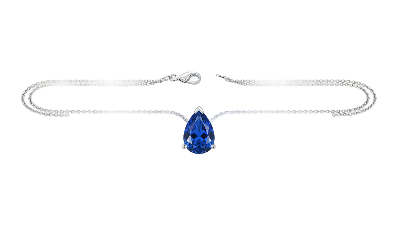blue necklace png PNG transparent background