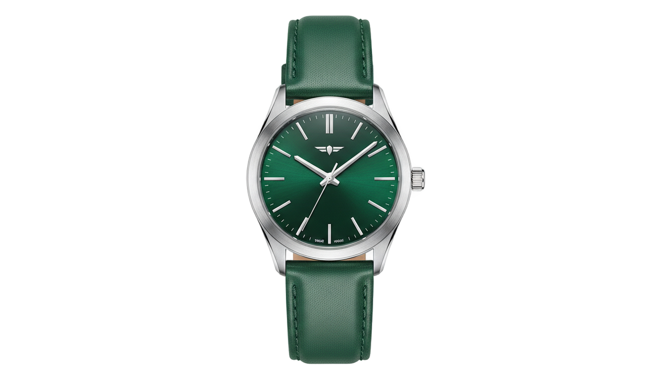 green watch png PNG transparent background