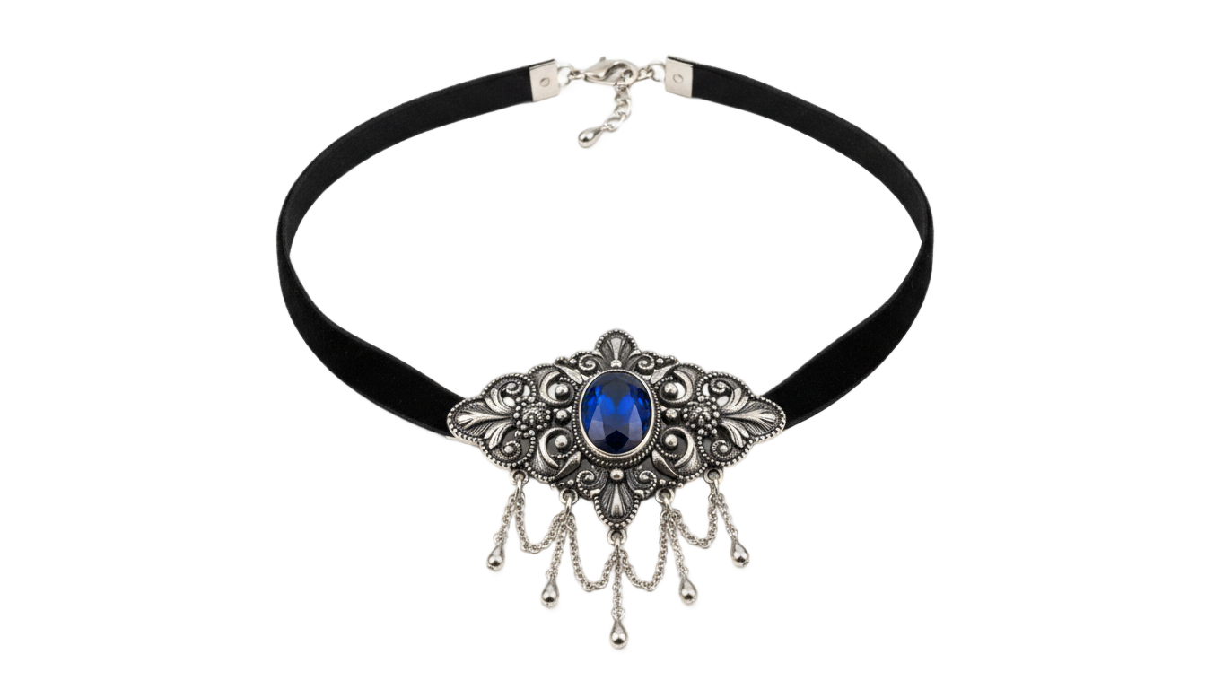 goth necklace png PNG transparent background
