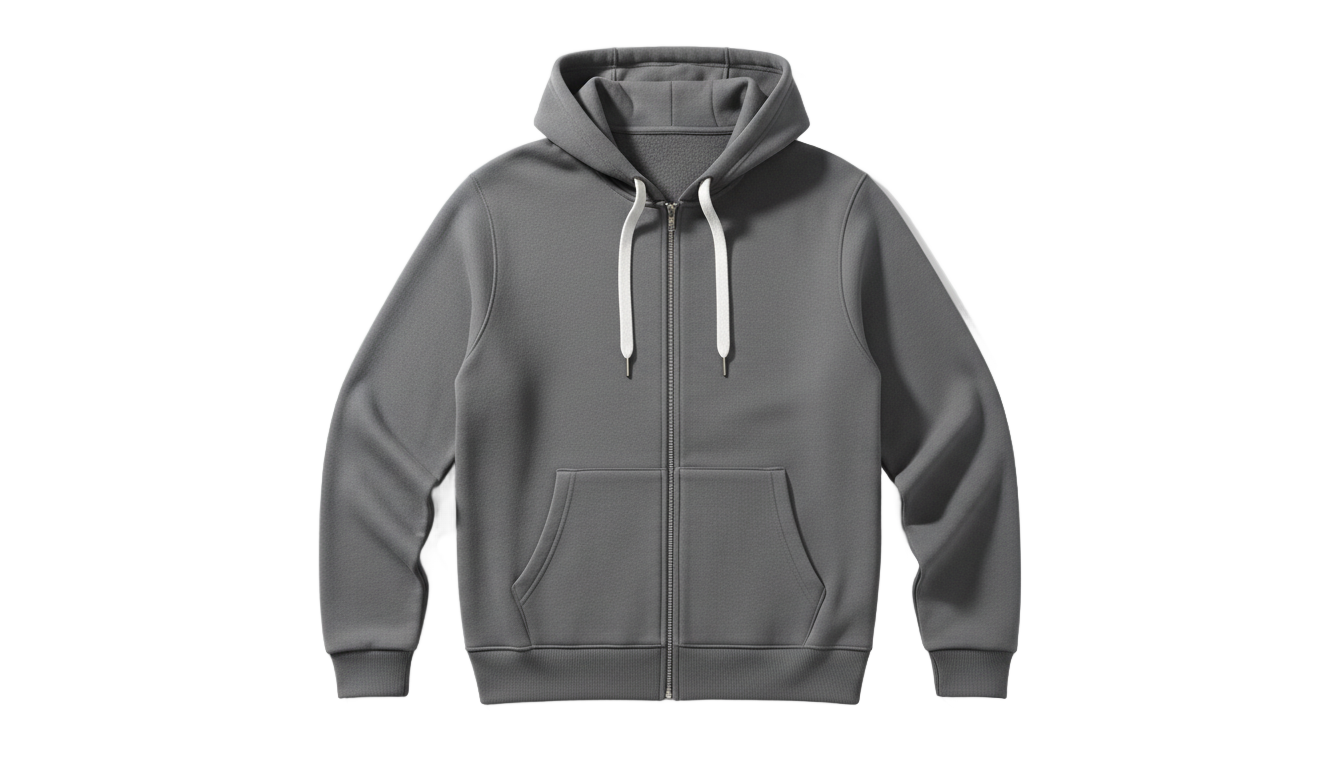 full zip hoodie template png PNG transparent background
