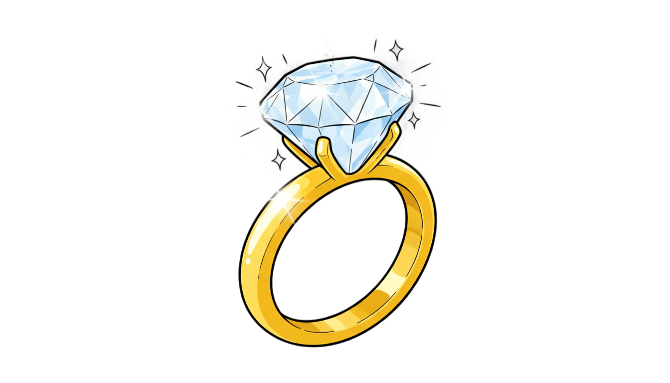 ring png cartoon PNG transparent background