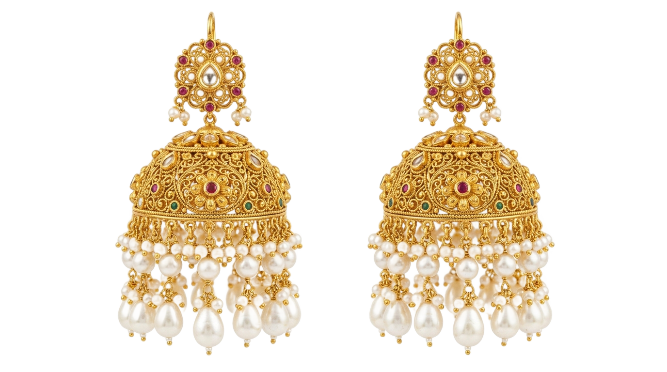 png earrings jhumka PNG transparent background