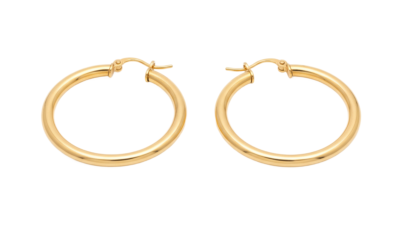 round earrings png PNG transparent background