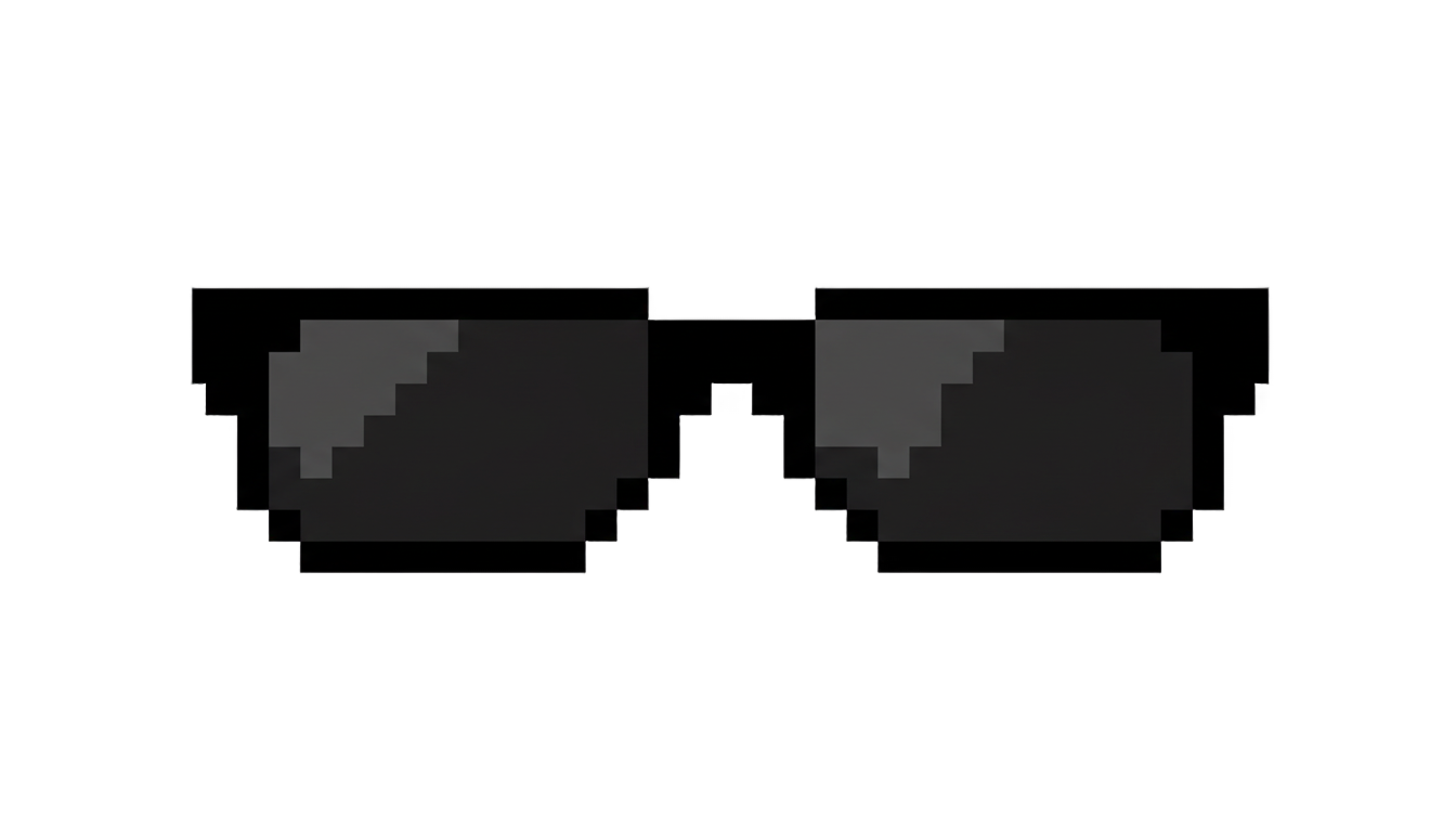 mlg sunglasses png PNG transparent background