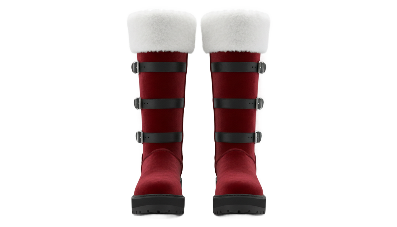 santa boots png PNG transparent background