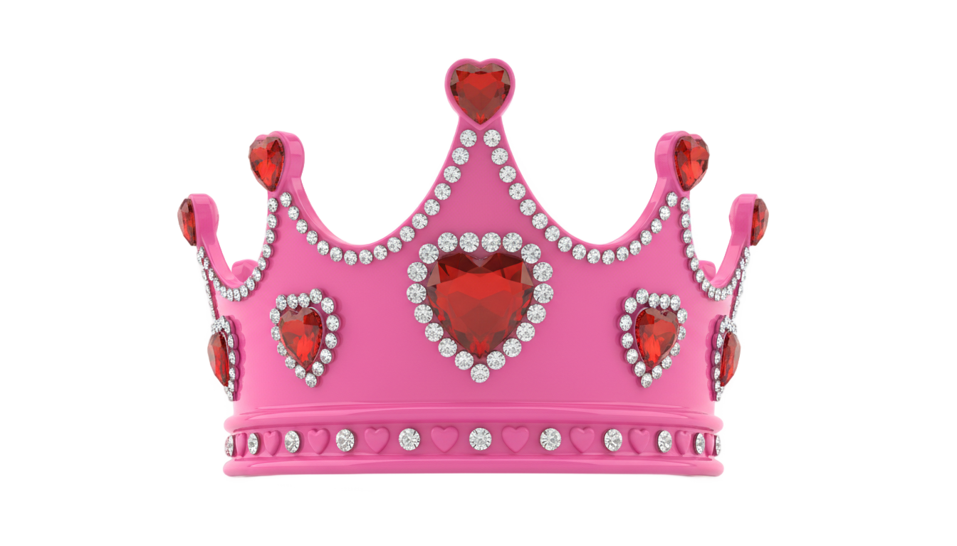 pink crown png PNG transparent background