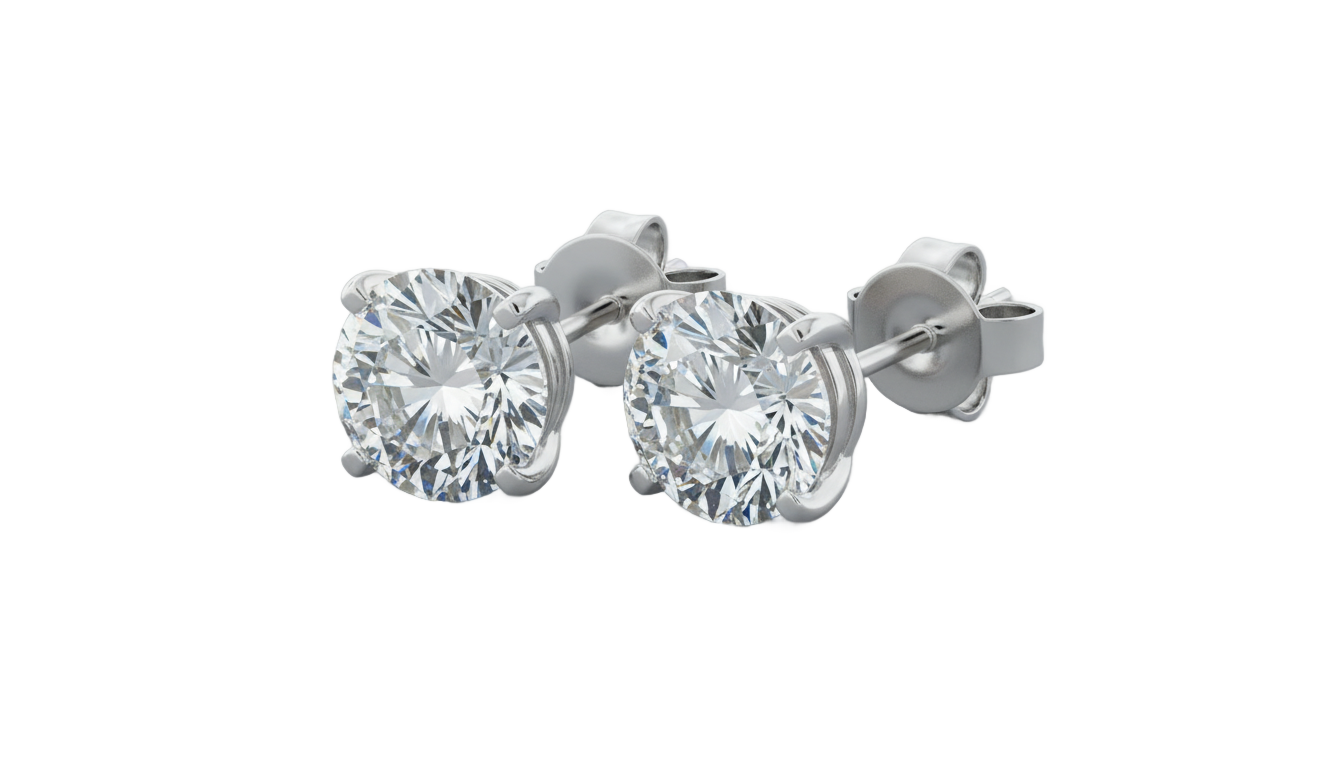 png jewellers diamond earrings PNG transparent background
