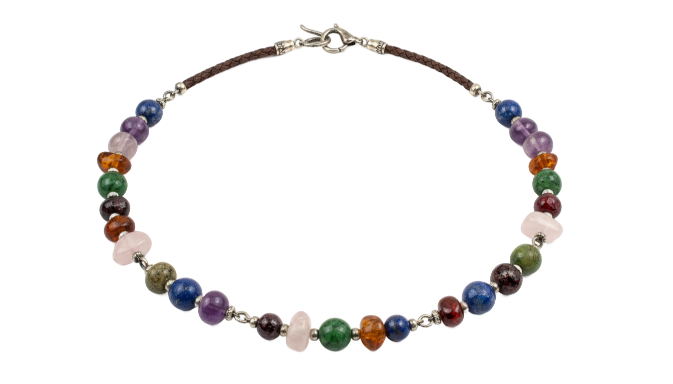 stone necklace png PNG transparent background