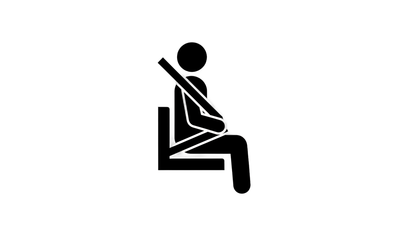 seat belt logo png PNG transparent background