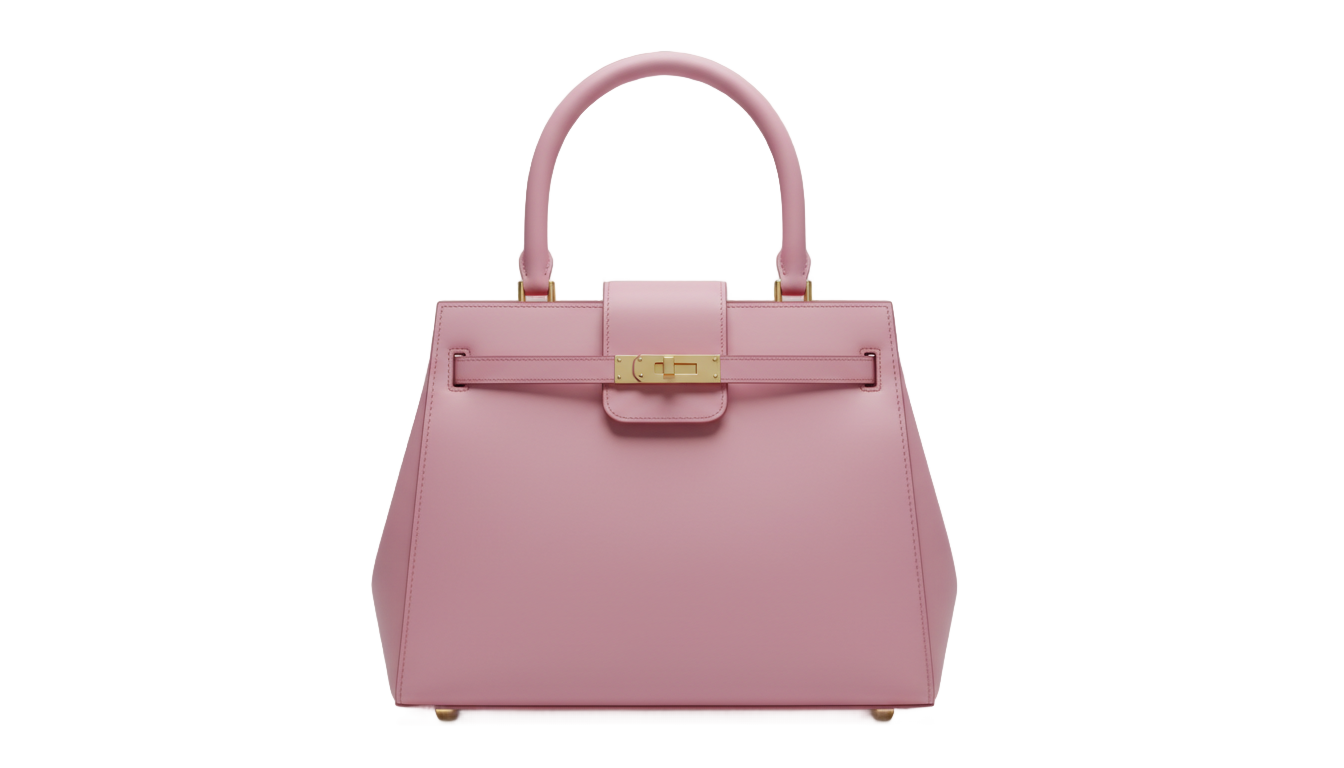 pink handbag png PNG transparent background