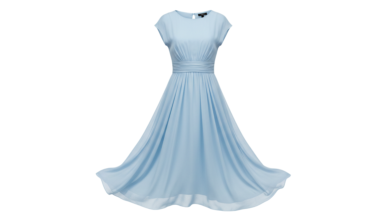 light blue dress png PNG transparent background