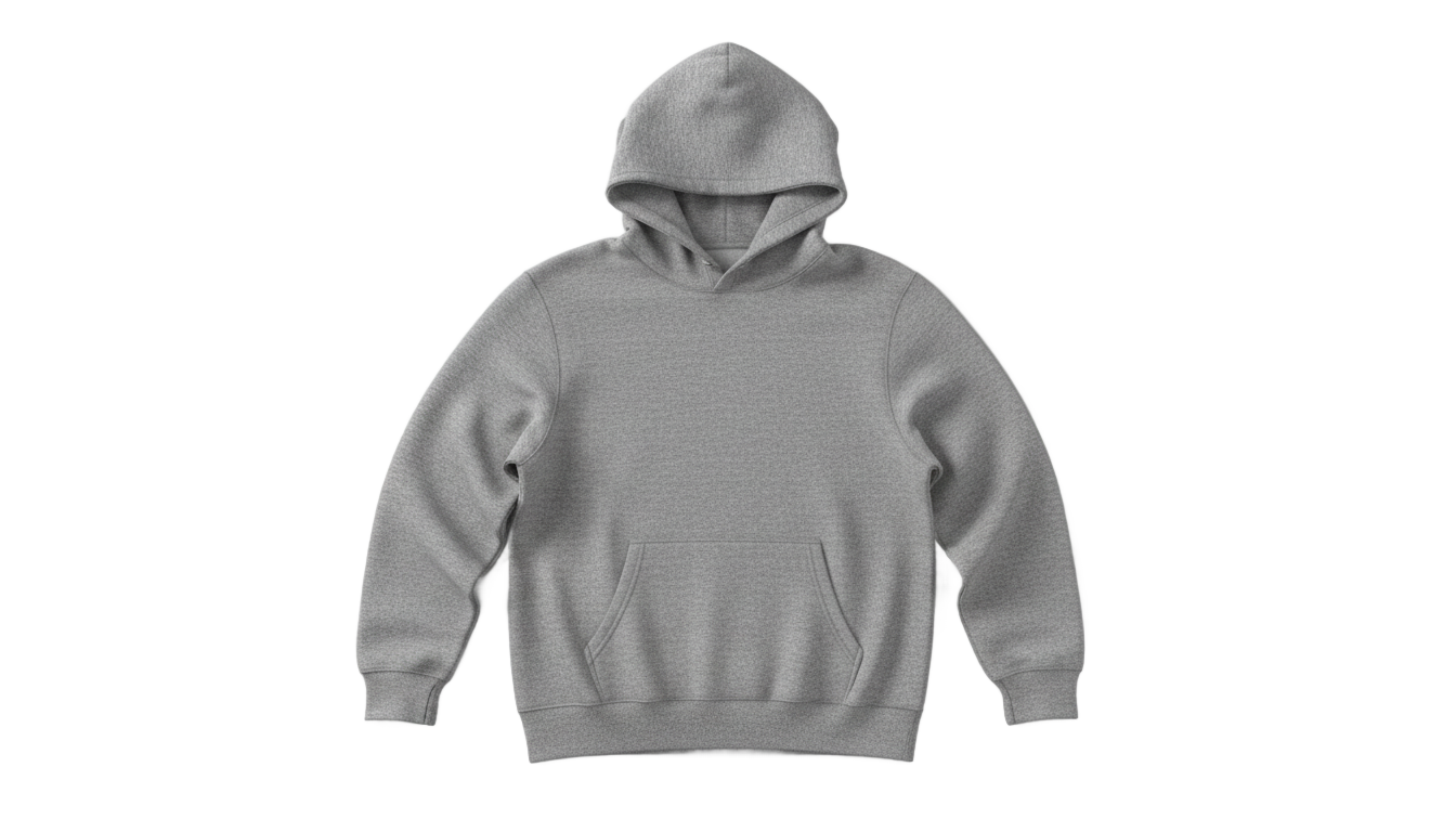 grey hoodie mockup png PNG transparent background