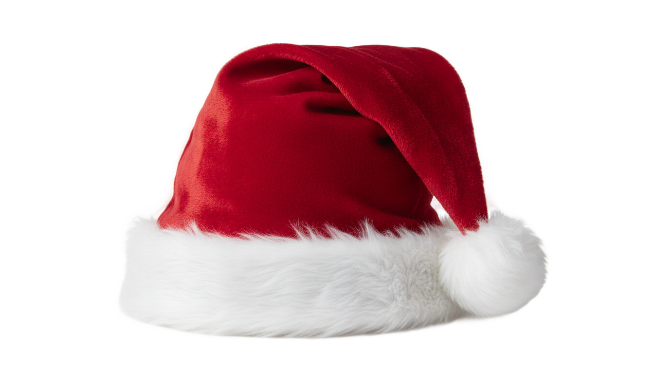 santa's hat png PNG transparent background