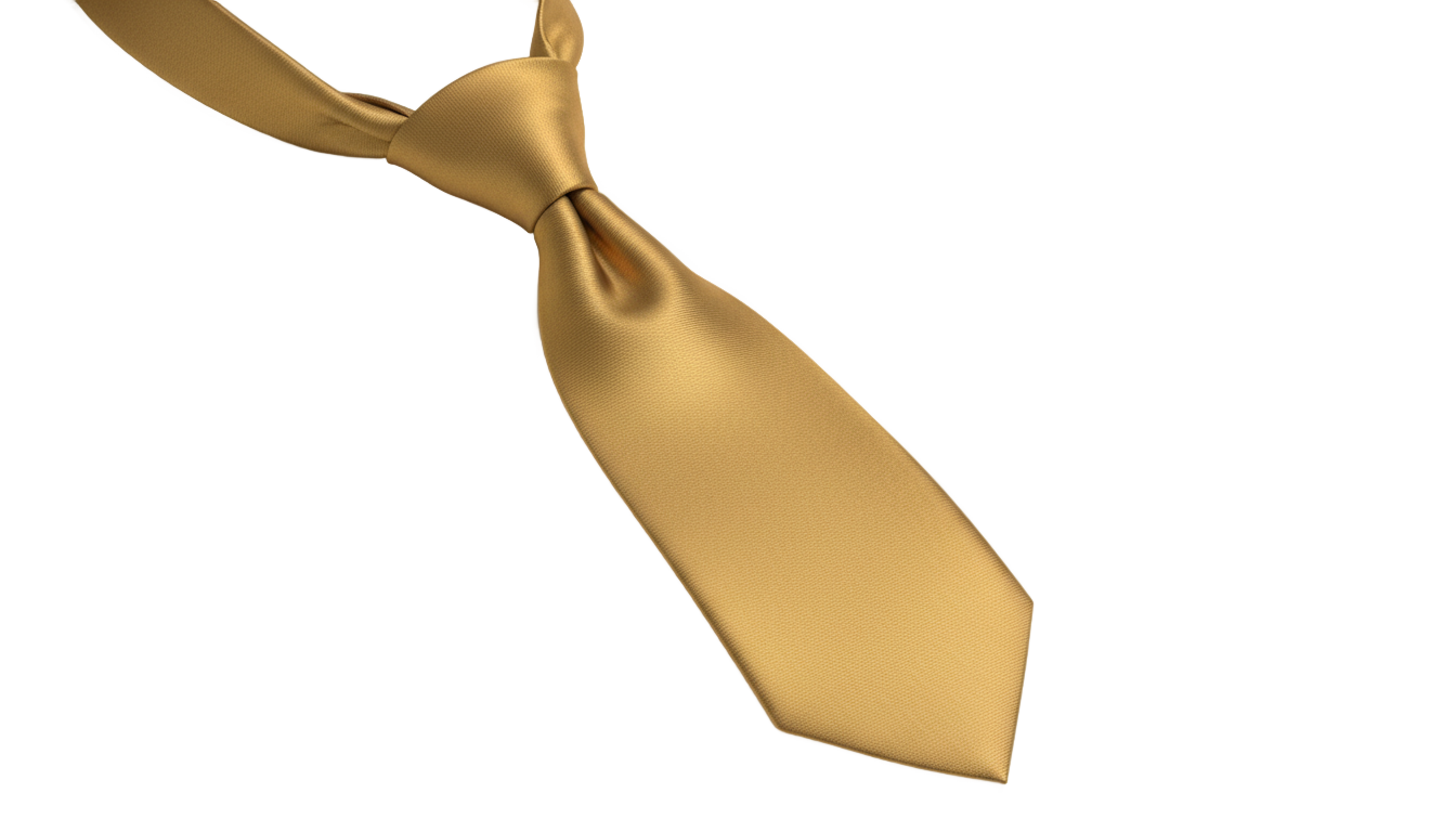 gold tie png PNG transparent background